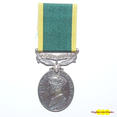 Efficiency Medal – Territorial - CFN. F Kershaw